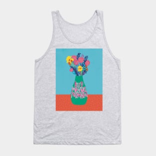 Bkground Keep Moving Forward Tank Top